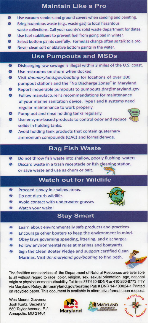 Clean Marina Rules 2
